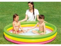 Bestway Planschbecken Summer Set 152x30cm Kinderpool 3-Ring Pool