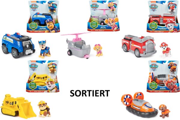 Paw Patrol Basic Vehicles Sortiment, Sortiert