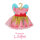 Puppenkleid "Prinzessin Lillifee" mit pinker Schleife, Gr. 35-45 cm