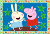 CreArt Peppa Pig - Malen nach Zahlen für Kinder ab 5 Jahren