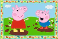 CreArt Peppa Pig - Malen nach Zahlen für Kinder ab 5 Jahren