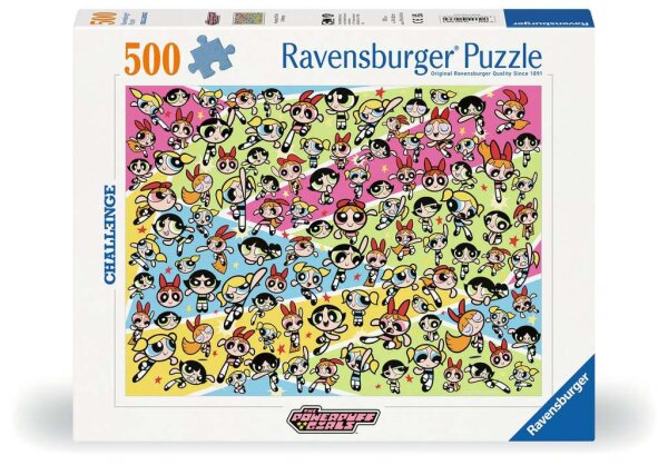 Puzzle 500 Teile - Powerpuff Girls Challenge