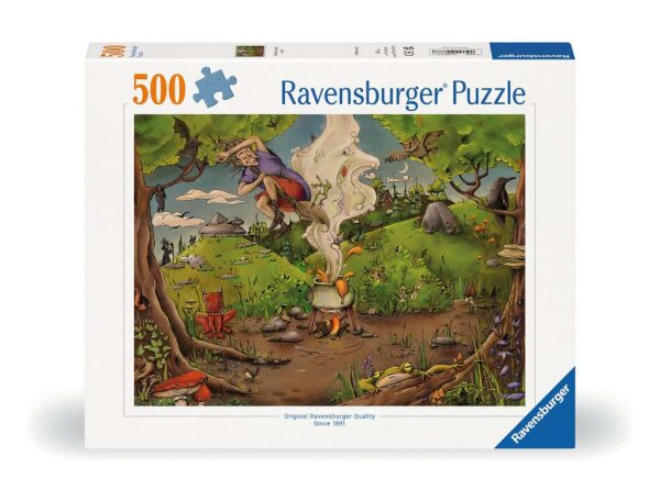 Puzzle 500 Teile - Bei der Waldhexe