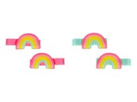 Haarclip Regenbogen 3,5cm 2tlg 2 Farben