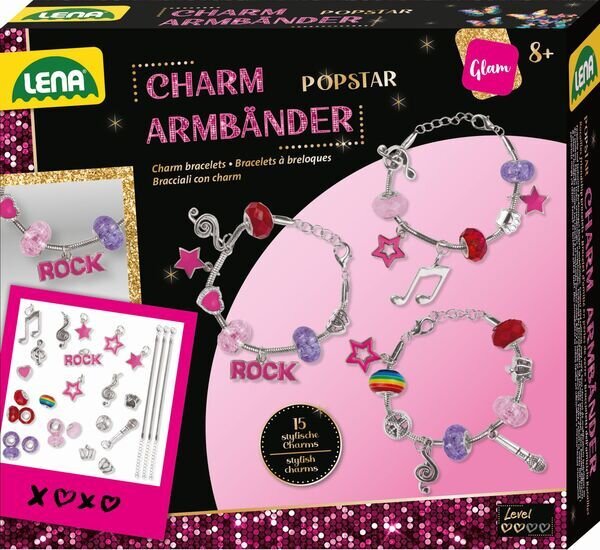 Charm Armbänder Popstar, Faltschachtel