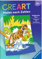 CreArt Malen nach Zahlen ab 7: Gefährliche Tiere