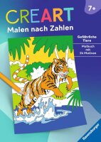 CreArt Malen nach Zahlen ab 7: Gefährliche Tiere