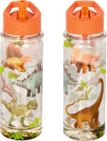 Glitzer-Trinkflasche (ca.0,3 l) - Dino Friends