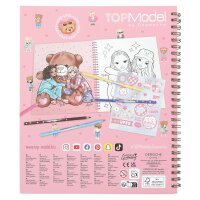 TOPModel Malbuch Team Teddy Kinder Ausmalbuch mit Stickern Mädchen