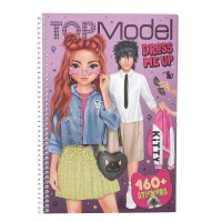 TOPModel Dress Me Up Rebel Kitty Stickerbuch Kinder Mode Styling Set