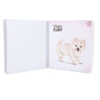 TOPModel Doggy Malbuch Kreativbuch mit Stickern Hunde