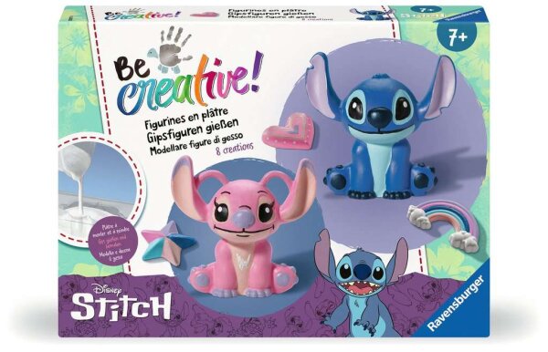 Bastelset Gipsgießen Disney Stitch - Bastelset für Kinder ab 7 Jahren