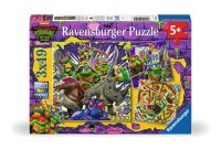 Puzzle Ninja Turtles 3x49 Teile