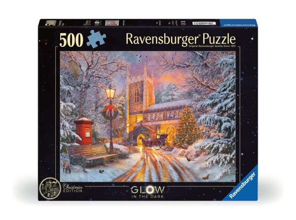 Puzzle 500 Teile - Funkelnde Weihnachten