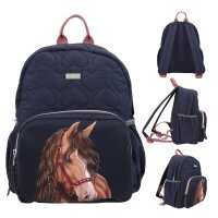 Miss Melody Rucksack mit Herzsteppung GLITTER HORSE