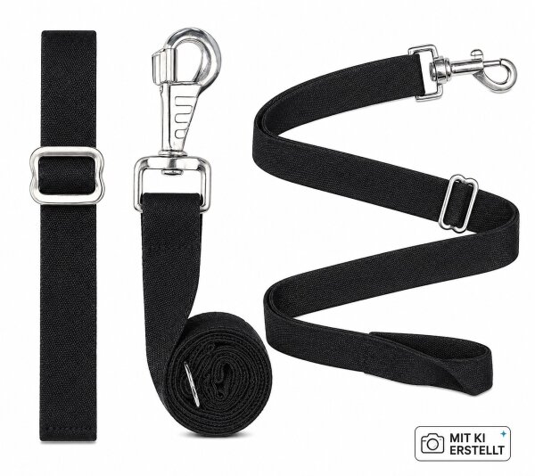 Waldhausen Elastik-Beinschnüre verstellbar Paar mit Karabiner für Pferdedecken