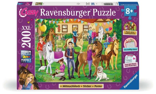 Kinderpuzzle ab 8 Jahren - Lissy Activity - 200 Teile