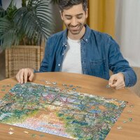 Puzzle 1000 Teile - Verträumte Fahrräder in Amsterdam