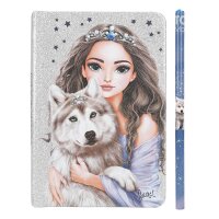 TOPModel Notizbuch & Bleistift WOLF