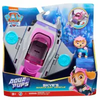 Spin Master Actionfahrzeug PAW PATROL Aqua Pups Basic Vehicle & Figur 4fach Sortiert