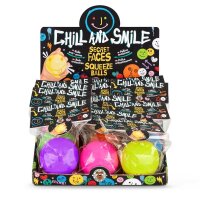 CS Squeeze-Ball Secret Faces, 6-fach sortiert