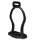 Waldhausen Island Steigbügel Alu Schwarz 12 cm