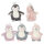 Princess Mimi Plüsch Baby Pinguin Anhänger PENGUIN, SORTIERT 1 Stück