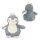 Princess Mimi Plüsch Baby Pinguin Anhänger PENGUIN, SORTIERT 1 Stück