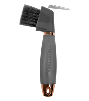 Waldhausen Hufkratzer Gelgriff Bürste ergonomisch schwarz rosegold