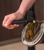 Waldhausen Hufkratzer Gelgriff Bürste ergonomisch schwarz rosegold