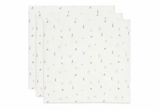 Spucktuch Hydrophil 70x70cm - Jungle Jambo - 3 Stück