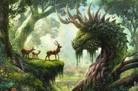 Puzzle 3000 Teile - Der Walddrache erwacht