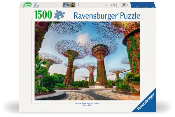 Puzzle 1500 Teile - Garden by the Bay at Singapore