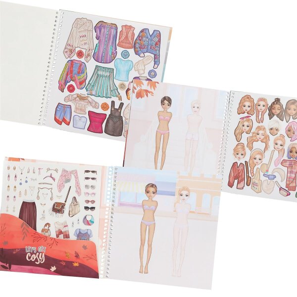 TOPModel Dress Me Up Stickerbuch COSY