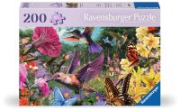 Puzzle 200 Teile - Kolibris und Schmetterlinge