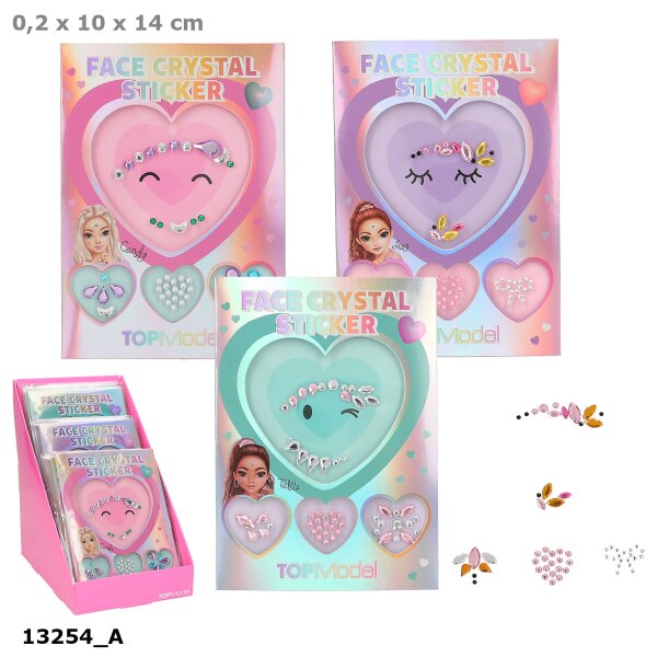 TOPModel Face Crystal Sticker BEAUTY and ME