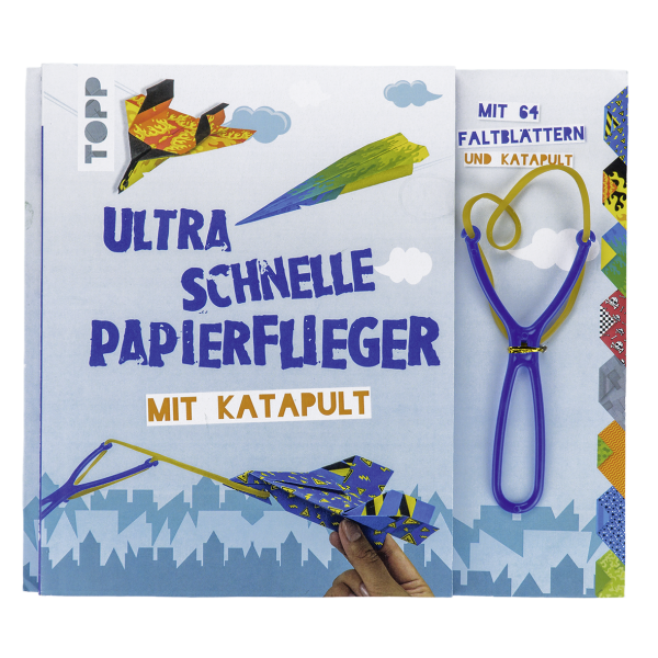 Ultra schnelle Papierflieger mit Katapult