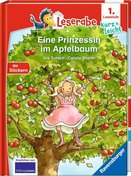 Leserabe - 1. Lesestufe Kurz und leicht: Eine Prinzessin im Apfelbaum