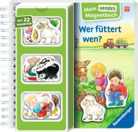 Mein großes Magnetbuch: Wer füttert wen?