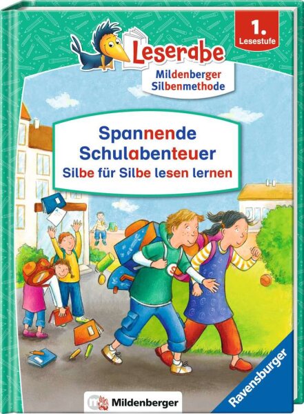 Leserabe - Sonderausgaben: Spannende Schulabenteuer - Silbe für Silbe lesen lernen