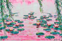 Puzzle 4000 Teile - Pink Water Lilies