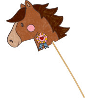 Steckenpferd-Bastelset - Mein kl. Ponyhof