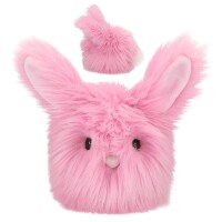 SNUKIS Flauschiger Hase Rosa