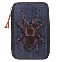 Adventure World 2 Fach Federtasche mit Spinne