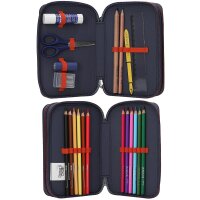 Adventure World 2 Fach Federtasche mit Spinne