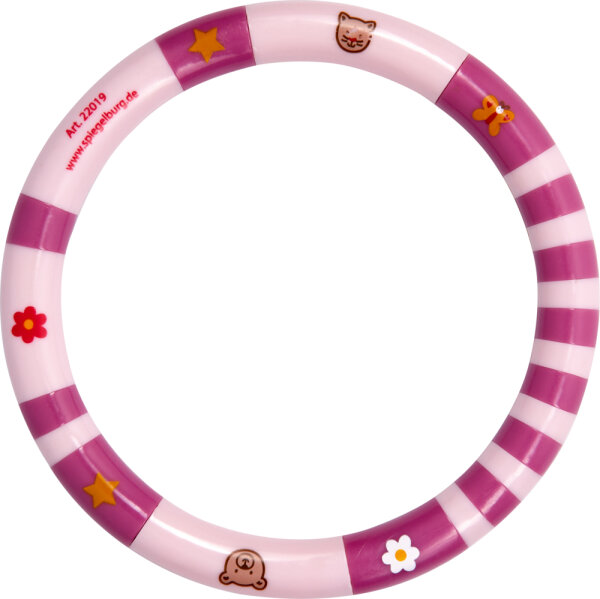 Ringrassel - BabyGlück, rosa