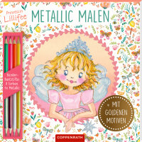 Malblock mit Stiften: Metallic-Malen - Prinzessin Lillifee