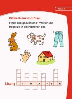 Abc-Rätsel zum Lesenlernen (1. Lesestufe)
