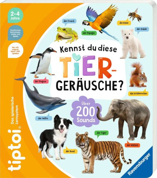 tiptoi Kennst du diese Tiergeräusche Ravensburger Tierbuch