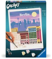 CreArt Farbenfrohes Berlin - Malen nach Zahlen für...